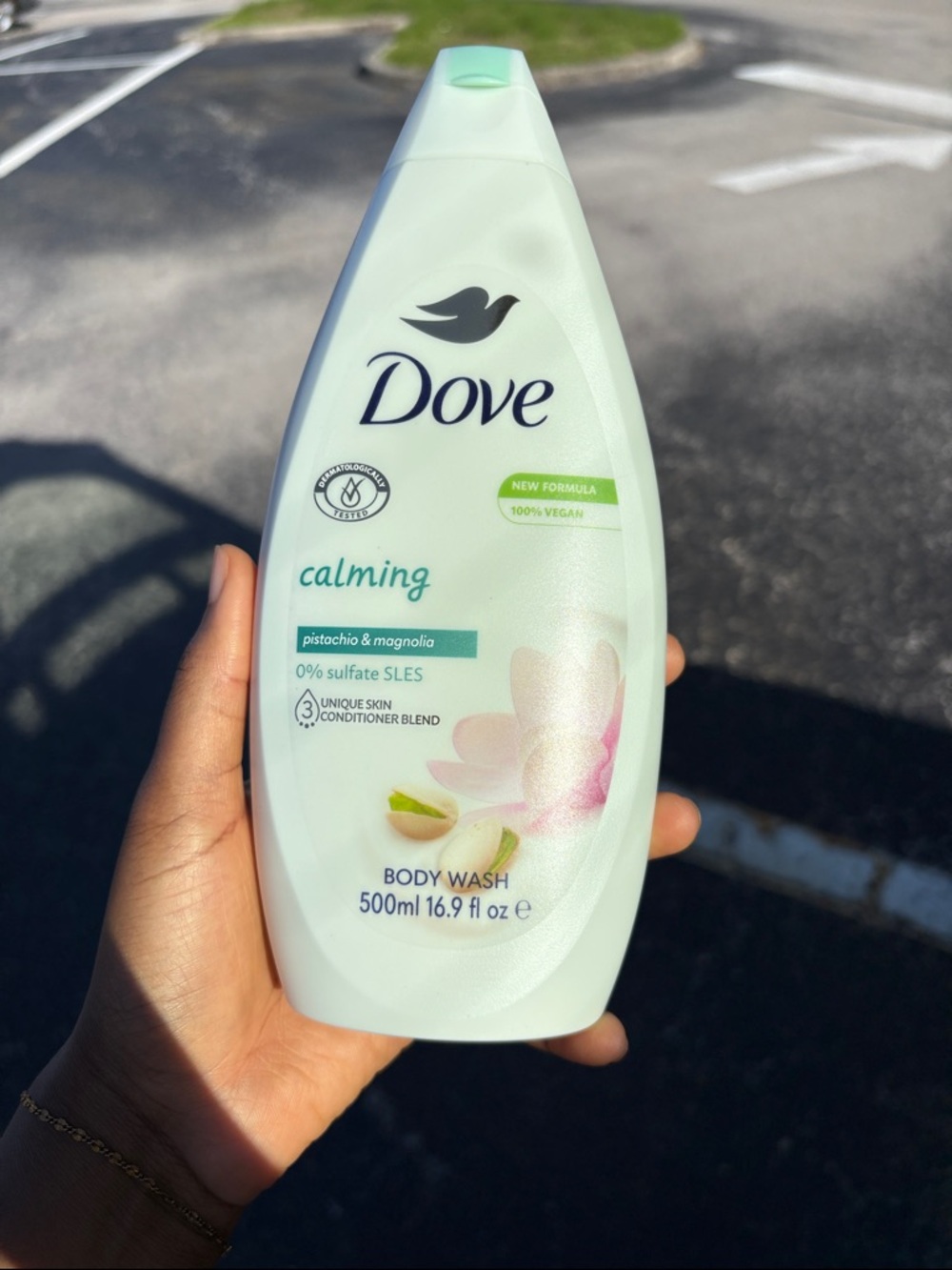 Dove Calming Pistachio & Magnolia Body Wash - Pale Green